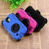 3 in 1 Two Layers Heavy Duty Impact Resistant Drop Protection Case with Clip Circle Stand PC Hard Shell Silicone Rugged Defender Cover for Samsung Galaxy S4