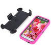 3 in 1 Full Body Protection Cover Case Silicone Shockproof Cover with Built-in Circle Stand Fitted Skin Clip for Samsung Galaxy S6