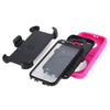 3 in 1 Full Body Protection Cover Case Silicone Shockproof Cover with Built-in Circle Stand Fitted Skin Clip for Samsung Galaxy S6