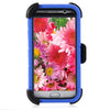 3 in 1 Full Body Protection Cover Case Silicone Shockproof Cover with Built-in Circle Stand Fitted Skin Clip for Samsung Galaxy S6