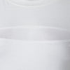 Sexy Jewel Neck Long Sleeve Mesh Splicing T-Shirt For Women