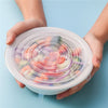 6PCS Silicone Stretchable Lids Various Sizes