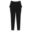Simple Design Mid Waist Color Loose-Fitting Women's Harem Pants