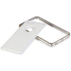 Slim PU Leather Back Cover Metal Bumper Frame Case with Smart Buckle Bit Design for iPhone 6 6S 4.7 inches