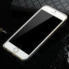 Slim PU Leather Back Cover Metal Bumper Frame Case with Smart Buckle Bit Design for iPhone 6 6S 4.7 inches