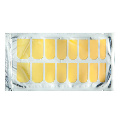 16pcs Solid Color Nail Art Flash Powder Texture Harajuku Agitation Perfect Stick Nail Stickers