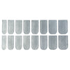 16pcs Solid Color Nail Art Flash Powder Texture Harajuku Agitation Perfect Stick Nail Stickers