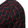 Stylish Round Collar Long Sleeve Zippered Plaid Print Slimming Women's Midi Dress