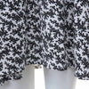 Fresh Style Jewl Neck Long Sleeve Printed Button Design Ruffled A-Line Women's Dress