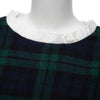Preppy Style Round Collar Long Sleeve Ruffled Plaid Print A-Line Women's Dress