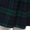 Preppy Style Round Collar Long Sleeve Ruffled Plaid Print A-Line Women's Dress