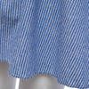 Sweet Scoop Collar Long Sleeve Spliced Striped A-Line Zippered Women's Dress
