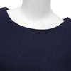 Sweet Scoop Collar Long Sleeve Spliced Striped A-Line Zippered Women's Dress