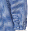 Sweet Scoop Collar Long Sleeve Spliced Striped A-Line Zippered Women's Dress