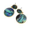 Gemstone Round Shape Earrings