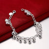 Chain Bracelet with Silver Globe