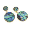 Gemstone Round Shape Earrings