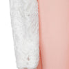 Fresh Style Round Collar Long Sleeve Lace Spliced Color Block A-Line Women's Dress
