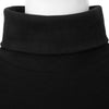 Stylish Turtleneck Long Sleeve Houndstooth A-Line Slimming Women's Dress
