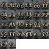 Alloy Diamonds 26 English Letters Temperament Earrings Art Fonts Elegant Earring