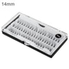 60pcs / Case Individual Lash False Eyelashes Grafting Natural Long Cluster Extension Eyelash Makeup Beauty Sparse Eyelashes Saviour 14MM - 100 Cases / Pack