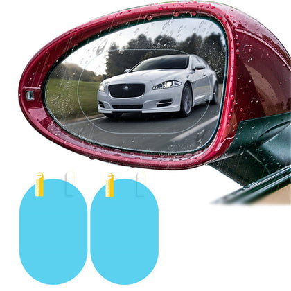 Rainproof Water-Resistant Car Rearview Mirror Film 2pcs