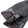 Pair of Elegant Bowknot and Lace Decoration Touch Screen Gloves For Women