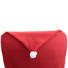 6pcs Santa Claus Hat Chair Cover Christmas Decoration for Home Party Holiday