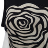 Stylish Scoop Collar Short Sleeve Floral Print Asymetrical Plus Size Women's T-Shirt