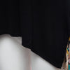 Stylish Scoop Collar Short Sleeve Floral Print Asymetrical Plus Size Women's T-Shirt