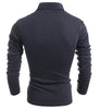 Long Sleeve PU-Leather Insert T-Shirt