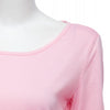 Fashionable Scoop Collar Long Sleeve Color Block Asymmtrical Ladies Dress
