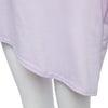 Fashionable Scoop Collar Long Sleeve Color Block Asymmtrical Ladies Dress