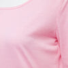 Fashionable Scoop Collar Long Sleeve Color Block Asymmtrical Ladies Dress