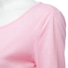 Fashionable Scoop Collar Long Sleeve Color Block Asymmtrical Ladies Dress