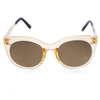 Chic Transparent Frame Alloy Splice Sunglasses For Women