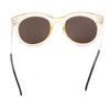 Chic Transparent Frame Alloy Splice Sunglasses For Women