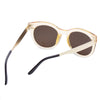 Chic Transparent Frame Alloy Splice Sunglasses For Women