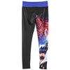 Sexy Women Tights Active Yoga Running Cartoon and Rainbow Pattern Mid Waist Pants