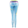 Sexy Women Tights Active Yoga Running Cartoon and Rainbow Pattern Mid Waist Pants