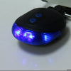 3 LED Lamp Cycling Bicycle Bike Taillight Warning Flashing Light with Dual Laser Lines