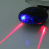 3 LED Lamp Cycling Bicycle Bike Taillight Warning Flashing Light with Dual Laser Lines