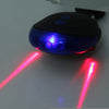 3 LED Lamp Cycling Bicycle Bike Taillight Warning Flashing Light with Dual Laser Lines