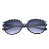 Stylish Women's Diamond Shape Alloy Embellished Sunglasses