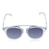 Chic Alloy Bar and Black Frame Design Sunglasses For Women