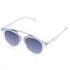 Chic Alloy Bar and Black Frame Design Sunglasses For Women