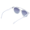 Chic Alloy Bar and Black Frame Design Sunglasses For Women