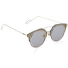 Chic Retro Metal Full Frame Sunglasses For Women