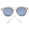 Chic Retro Metal Full Frame Sunglasses For Women