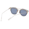 Chic Retro Metal Full Frame Sunglasses For Women
